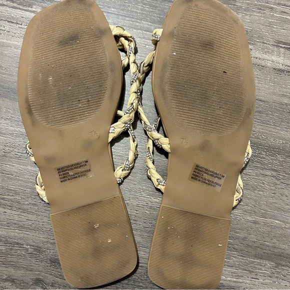 Madden Girl Rhinestone Rope Strappy Sandals - Picture 3 of 5